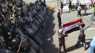 تظاهرات مخالفان دولت در عراق