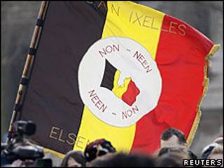 Protesta en Bélgica