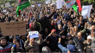 محتجون في ليبيا