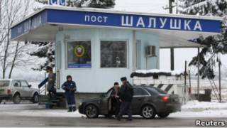 Полицейский пост в Нальчике