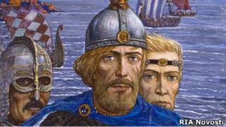 "Рюрик, Синеус и Трувор" (портрет кисти Ильи Глазунова)