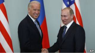 Владимир Путин и Джо Байден