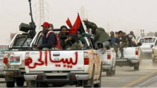 مقاتلون في بنغازي