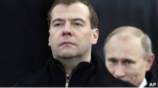Дмитрий Медведев и Владимир Путин