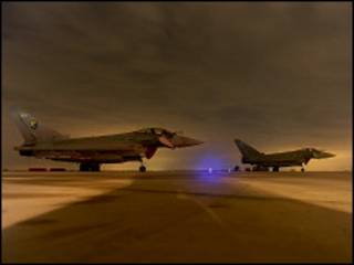 Typhoon fighters