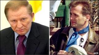 Леонід Кучма і Георгій Гонгадзе