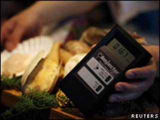 香港日本餐廳檢測食品的放射性