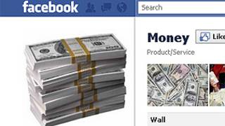 Página de fans del dinero en Facebook.