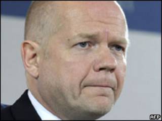 Hague, durante reunião sobre a Líbia