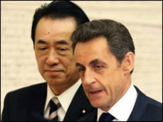 法國和日本領導人
