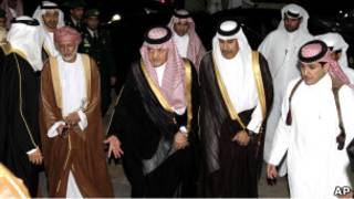 وزراء خارجية مجلس التعاون الخليجي (03/04/11)