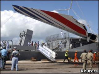 Destroços do Airbus da Air France encontrados em 2009