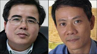 Lê Quốc Quân (trái) và Phạm Hồng Sơn