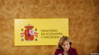 Elena Salgado, ministra de Economía de España