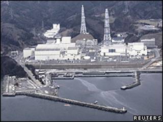 Imagem da usina de Onagawa (Reuters)