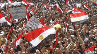 مظاهرات في ميدان التحرير بالقاهرة