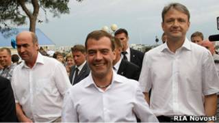 Дмитрий Медведев на прогулке в Геленджике