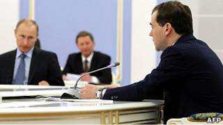 Дмитрий Медведев и Владимир Путин