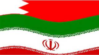 نقشه ایران و بحرین