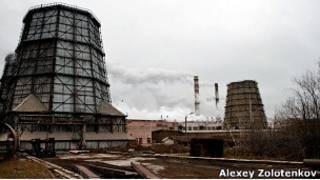 Предприятие в Пикалево. Фотография участника сообщества live_report в livejournal.com Алексея Золотенкова
