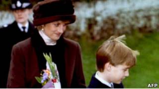Princess Diana with Prince William