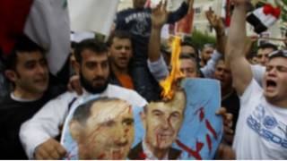 مظاهرات الاحتجاج في سوريا