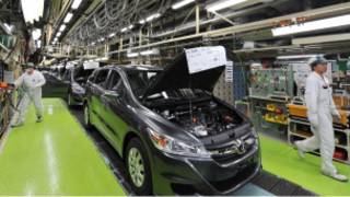Fábrica de carros Honda no Japão (Foto: AFP/ Getty Images)