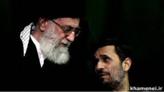 محمود احمدی نژاد و آیت الله خامنه ای
