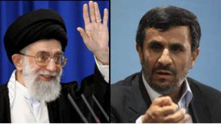 احمدی نژاد - خامنه ای