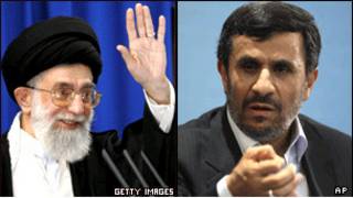 محمود احمدی نژاد و آیت الله علی خامنه ای