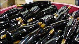 Vinos. Foto de archivo