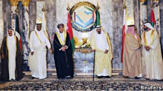 قادة دول مجلس التعاون في قمة الرياض