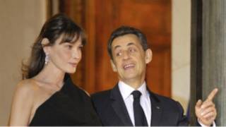 Nicolas Sarkozy y Carla Bruni