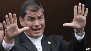 Rafael Correa, presidente de Ecuador