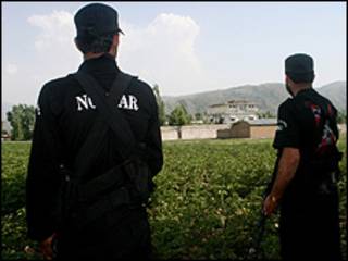 Jami'an tsaro na gadin gidan Osama a Abbottabad