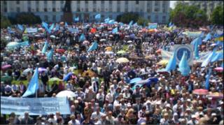 Мітинг у центрі Сімферополя