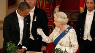 Obama and the Queen