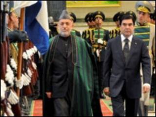 ښاغلی کرزی په ترکمنستان کې