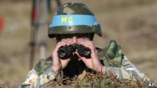 Российский миротворец в Абхазии