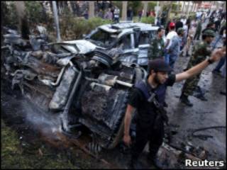 Explosão em Benghazi nesta quarta (Reuters)