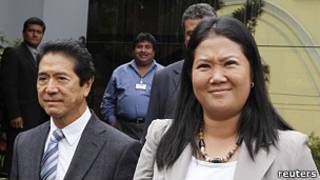 Jaime Yoshiyama y Keiko Fujimori