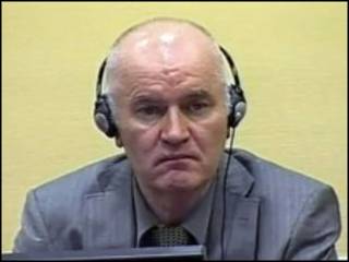 Ratko Mladic a kotu