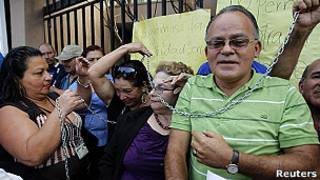 Protesta por un arresto domiciliario de un presunto narcotraficante