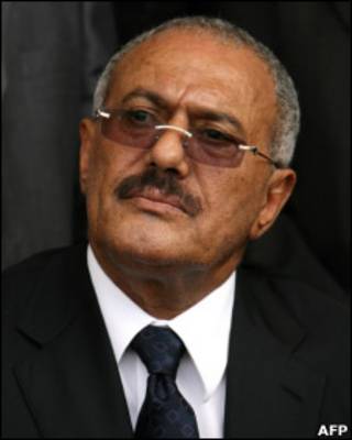 O presidente do Iêmen, Ali Abdullah Saleh.