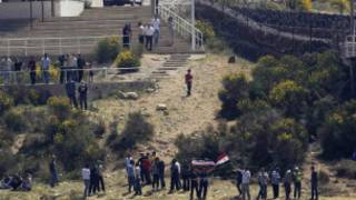 Waandamanaji mpakani mwa Syria na Israel
