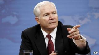 Gates participa de entrevista coletiva no Pentágono. Foto: AP
