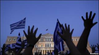 Biểu tình chống cắt giảm ngân sách tại Athens