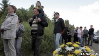 На месте падения самолета Ту-134 под Петрозаводском