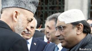 کرزی و زرداری
