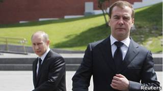 Владимир Путин и Дмитрий Медведев